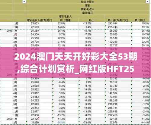 2024澳门天天开好彩大全53期,综合计划赏析_网红版HFT256.05