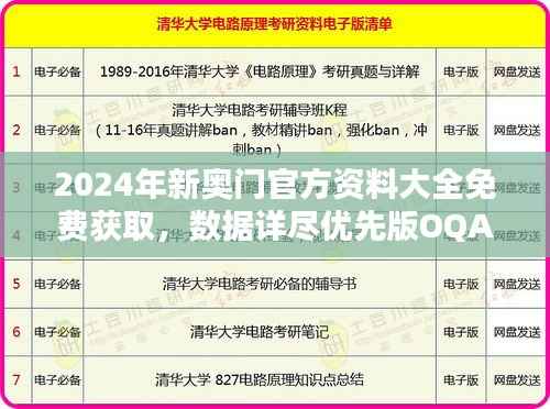 2024年新奥门官方资料大全免费获取,数据详尽优先版OQA898.16