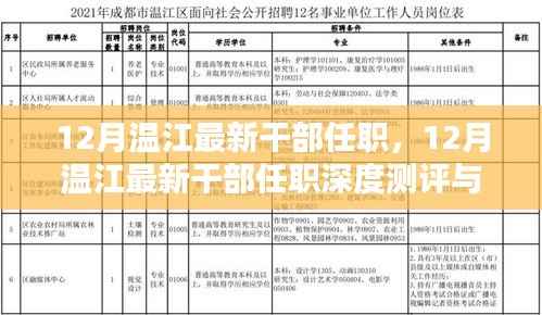 12月温江最新干部任职深度测评与介绍，新任领导一览