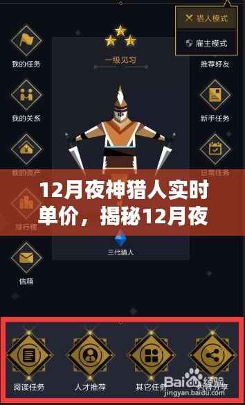 揭秘，12月夜神猎人实时单价深度解析与三大要点探讨