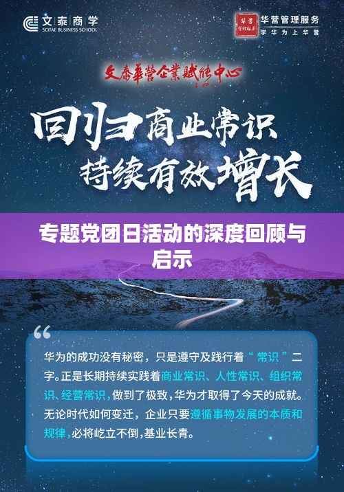 专题党团日活动的深度回顾与启示