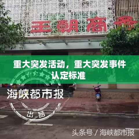 重大突发活动,重大突发事件认定标准