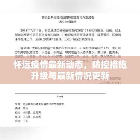 怀远疫情最新动态,防控措施升级与最新情况更新