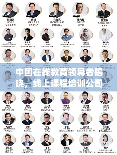 中国在线教育领导者揭晓,线上课程培训公司排名TOP榜!