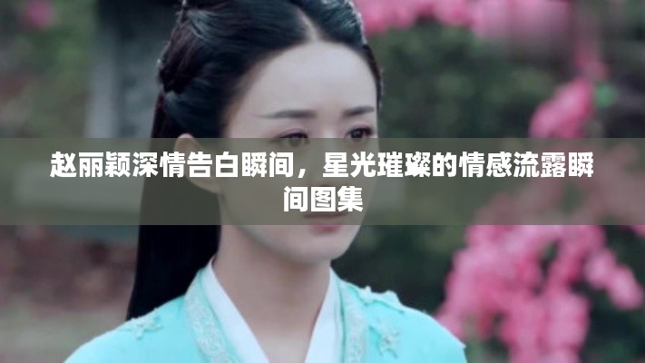 赵丽颖深情告白瞬间,星光璀璨的情感流露瞬间图集