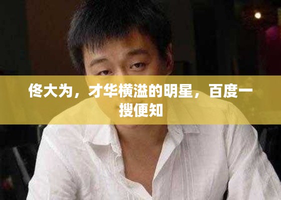 佟大为，才华横溢的明星，百度一搜便知